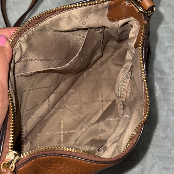Michael Kors Tan and Brown Crossbody Bag - Picture 7 of 12